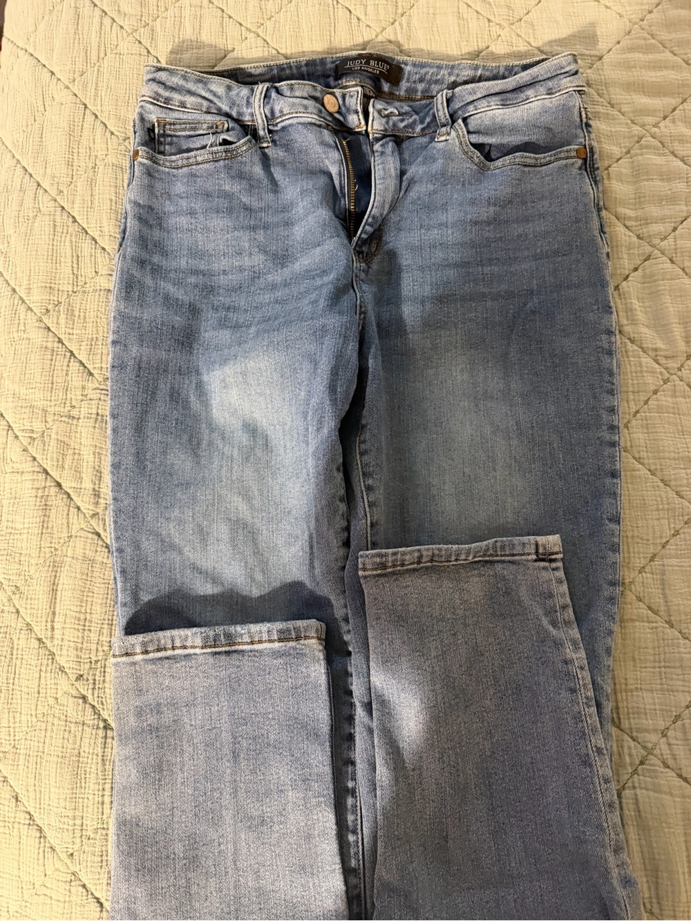 Judy Blue Light Wash Bootcut Jeans - Light Blue